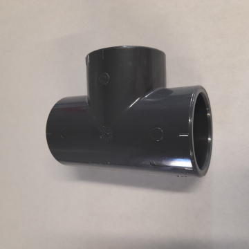 PVC T-Stück 50mm Grau