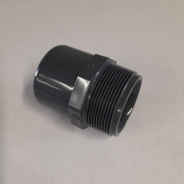 PVC Übergang 63mm - 2" AG Grau