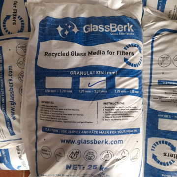 Berk Glas Granulat 0,5-1,2 oder 1,2-3,2mm